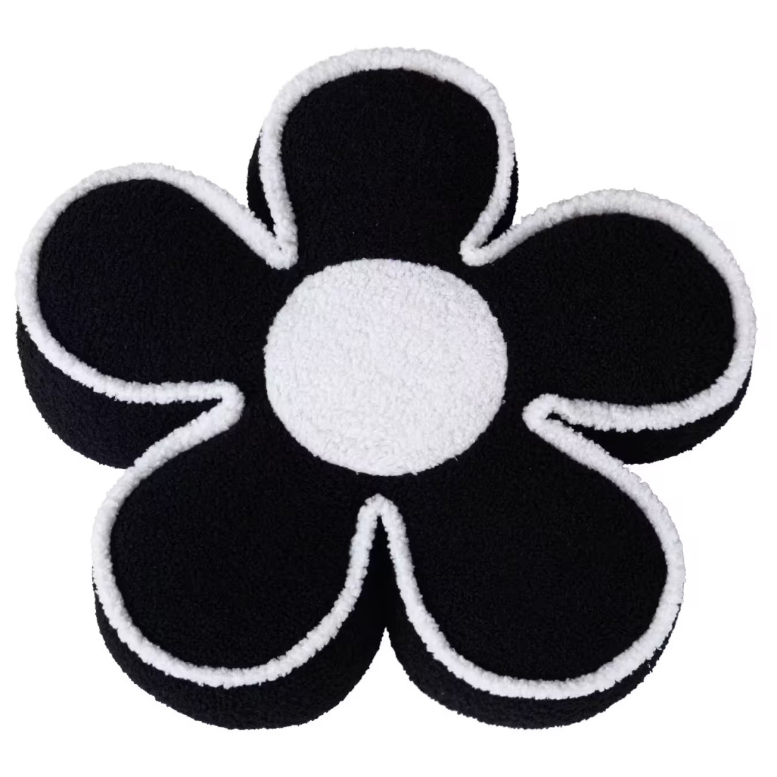 Perna pentru scaun in forma de floare, 50 x 50 cm, 700 g, negru Perna pentru scaun in forma de floare, 50 x 50 cm, 700 g, negru