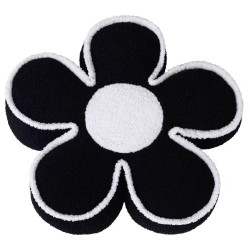 Perna pentru scaun in forma de floare, 50 x 50 cm, 700 g, negru Perna pentru scaun in forma de floare, 50 x 50 cm, 700 g, negru