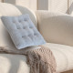 Perna pentru scaun moale, pufoasa, 40 x 40 cm, 280 g, gri Perna pentru scaun moale, pufoasa, 40 x 40 cm, 280 g, gri