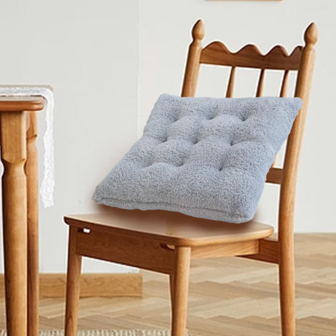 Perna pentru scaun moale, pufoasa, 40 x 40 cm, 280 g, gri Perna pentru scaun moale, pufoasa, 40 x 40 cm, 280 g, gri