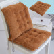 Perna pentru scaun moale, pufoasa, 40 x 40 cm, 280 g, maro Perna pentru scaun moale, pufoasa, 40 x 40 cm, 280 g, maro