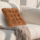 Perna pentru scaun moale, pufoasa, 40 x 40 cm, 280 g, maro Perna pentru scaun moale, pufoasa, 40 x 40 cm, 280 g, maro