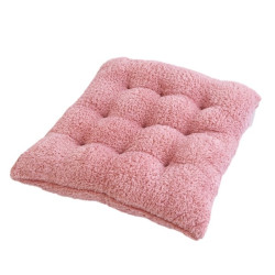 Perna pentru scaun moale, pufoasa, 40 x 40 cm, 280 g, roz