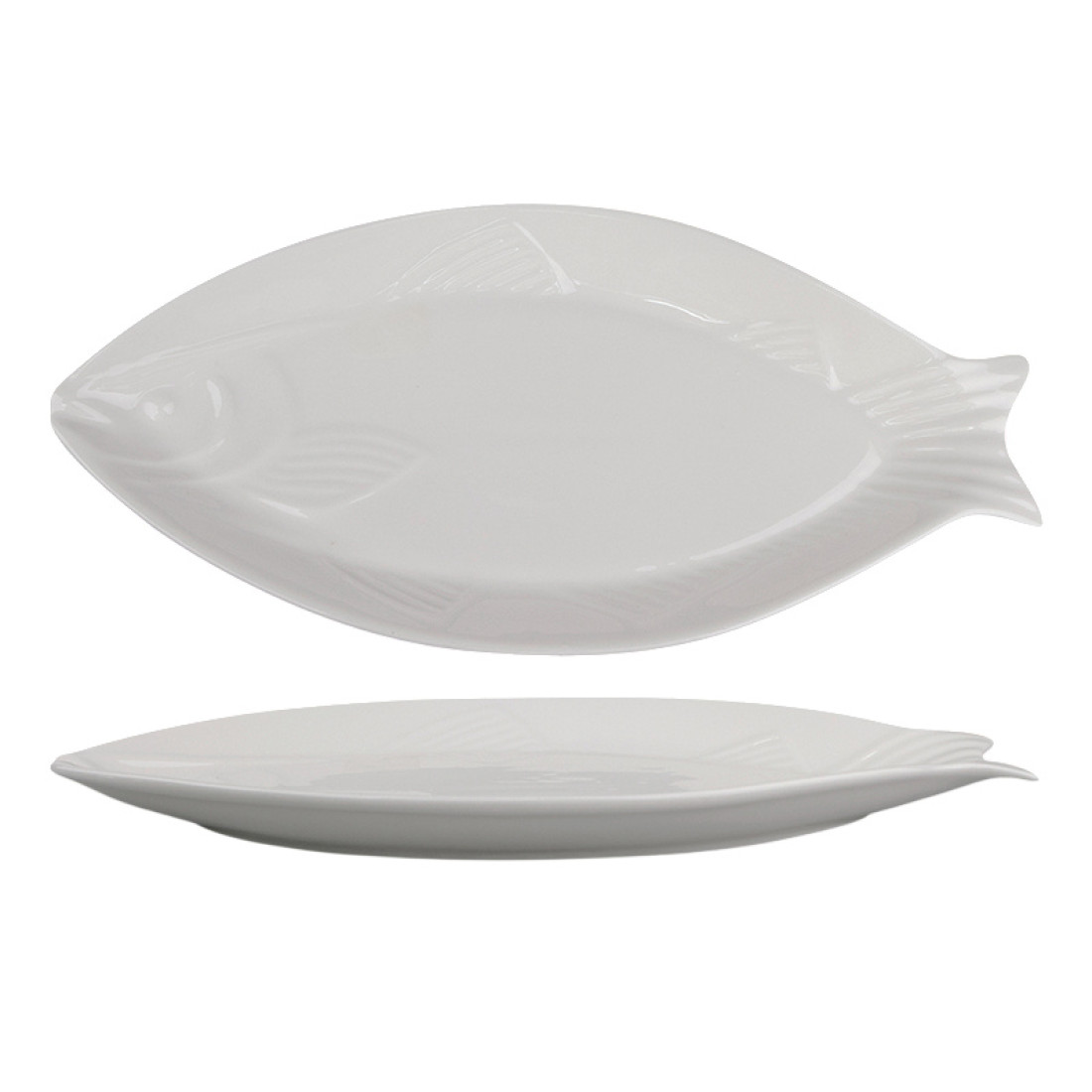 Platou ceramic in forma de peste, 35 cm Platou ceramic in forma de peste, 35 cm