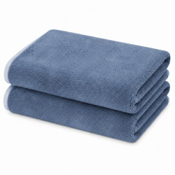 Set 2 Prosoape de Bucatarie din Microfibra, 35 x 75 cm, Multifunctionale, Super Absorbante, Uscare Rapida, Reutilizabile, Albastre