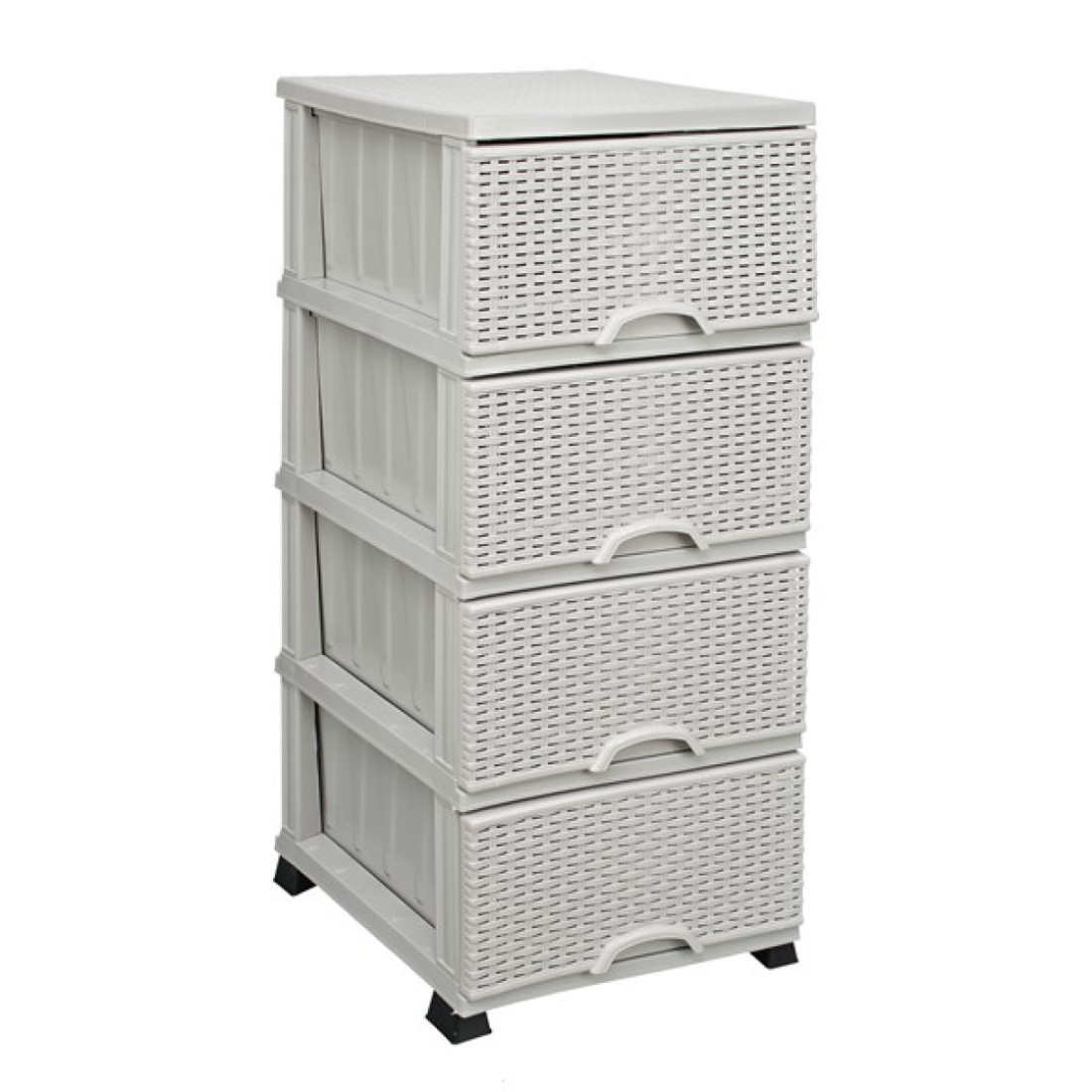 Dulap pentru depozitare, pentru hol, baie si bucatarie, dimensiuni 90 x 45.5 x 37.5 cm, tip ratan