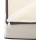 Cutie de depozitare din material textil, 7 compartimente, 32 x 32 x 10 cm, pentru lenjerie, sosete, accesorii si alte articole vestimentare, bej