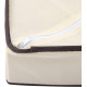 Cutie de depozitare din material textil, 8 compartimente, 32 x 15 x 10 cm, pentru lenjerie, sosete, accesorii si alte articole vestimentare, bej