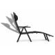 Sezlong pentru gradina/plaja pliabil, portabil, inaltime reglabila (54-90cm), negru Sezlong pentru gradina/plaja pliabil, portabil, inaltime reglabila (54-90cm), negru