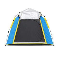 Cort camping cu ridicare automata, spatios, rezistent la vant, apa, material impermeabil, dimensiuni 2.22 x 2.22 m, 1.5 m inaltime