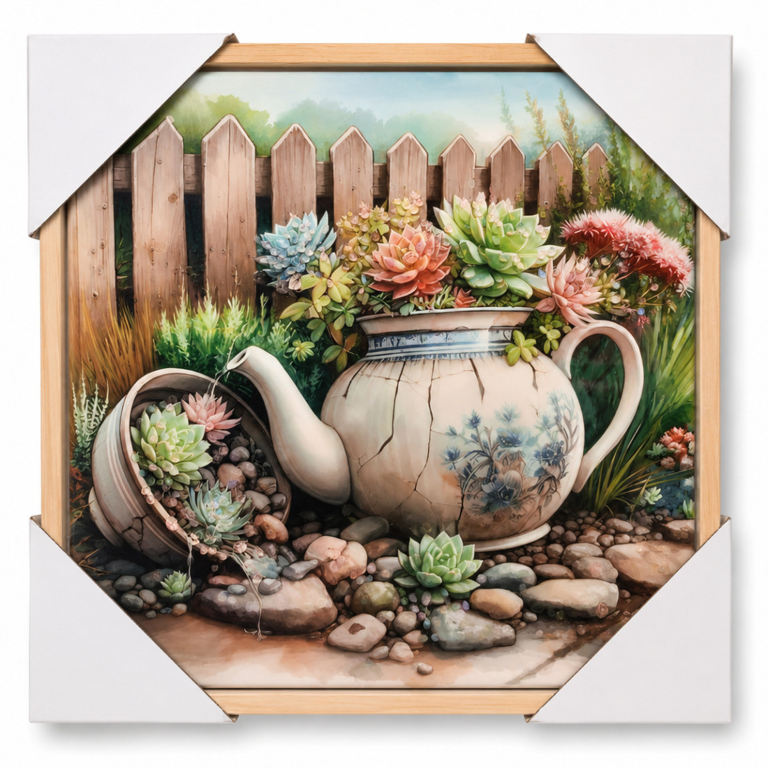 Tablou decorativ "Ceainic" 30 x 30 cm