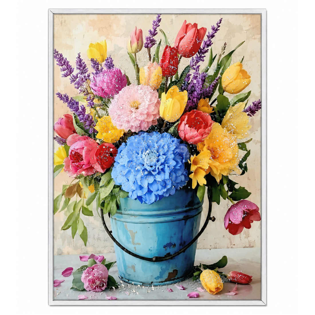 Tablou buchet de flori, 50 x 70 cm