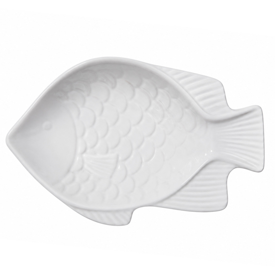 Set 2 farfurii pentru sos si condimente,forma peste, ceramica, 14 lungime, 10 latime, 3 cm inaltime , alb Set 2 farfurii pentru sos si condimente,forma peste, ceramica, 14 lungime, 10 latime, 3 cm inaltime , alb