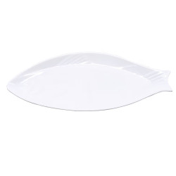 Platou ceramic in forma de peste, 45 cm