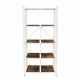 Raft de depozitare cu 5 polite, cadru metalic, design industrial, 73 x 34 x 159 cm Raft de depozitare cu 5 polite, cadru metalic, design industrial, 73 x 34 x 159 cm