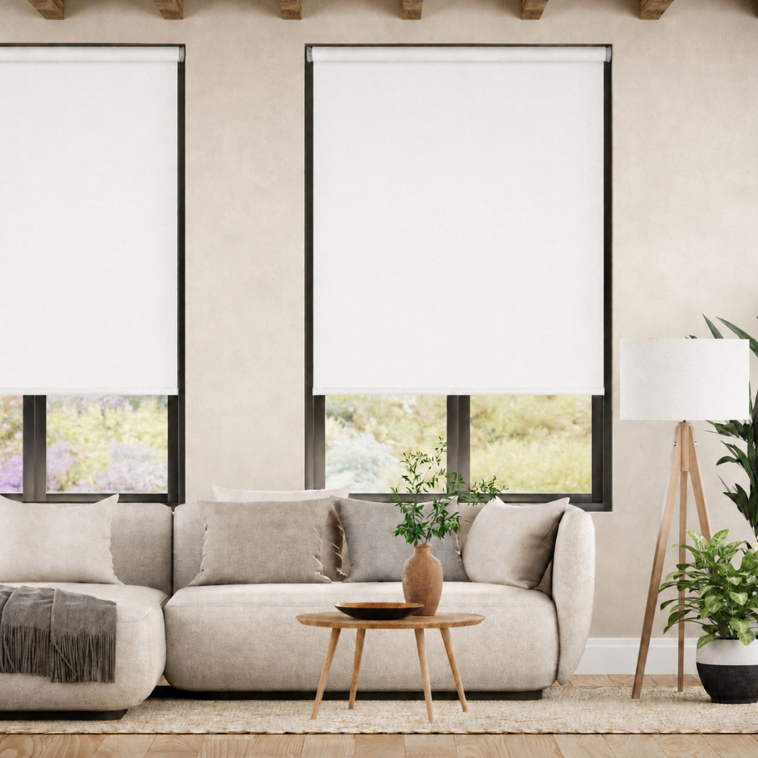 Rulou textil anti-termic, dimensiuni 100 x 150 cm, opac, blackout, alb Rulou textil anti-termic, dimensiuni 100 x 150 cm, opac, blackout, alb