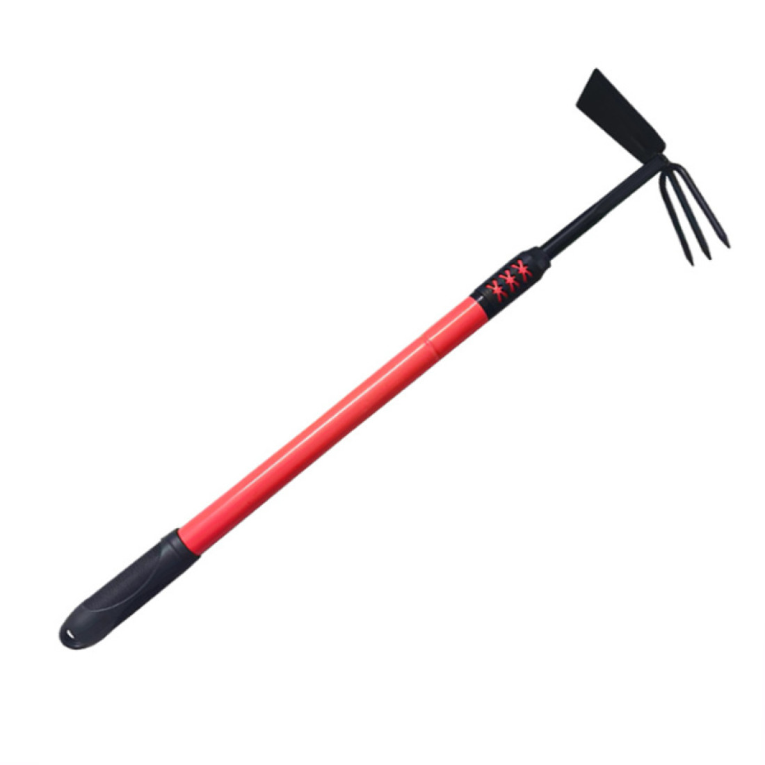 Sapa cu 2 utilizari din otel cu maner telescopic Sapa cu 2 utilizari din otel cu maner telescopic