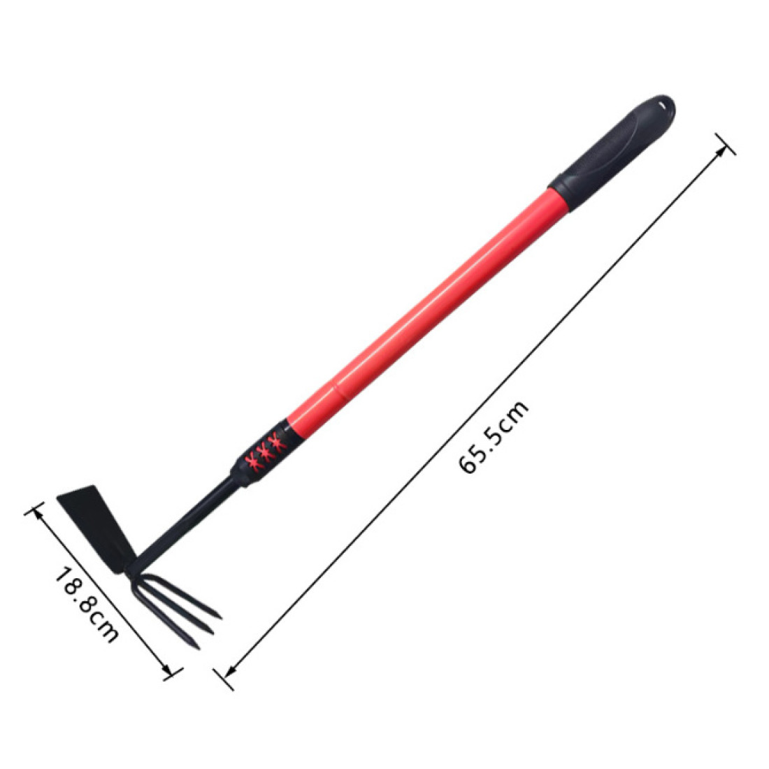 Sapa cu 2 utilizari din otel cu maner telescopic Sapa cu 2 utilizari din otel cu maner telescopic