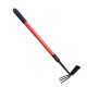 Sapa cu 2 utilizari din otel cu maner telescopic Sapa cu 2 utilizari din otel cu maner telescopic