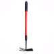 Sapa cu 2 utilizari din otel cu maner telescopic Sapa cu 2 utilizari din otel cu maner telescopic