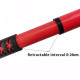 Sapa cu 2 utilizari din otel cu maner telescopic Sapa cu 2 utilizari din otel cu maner telescopic
