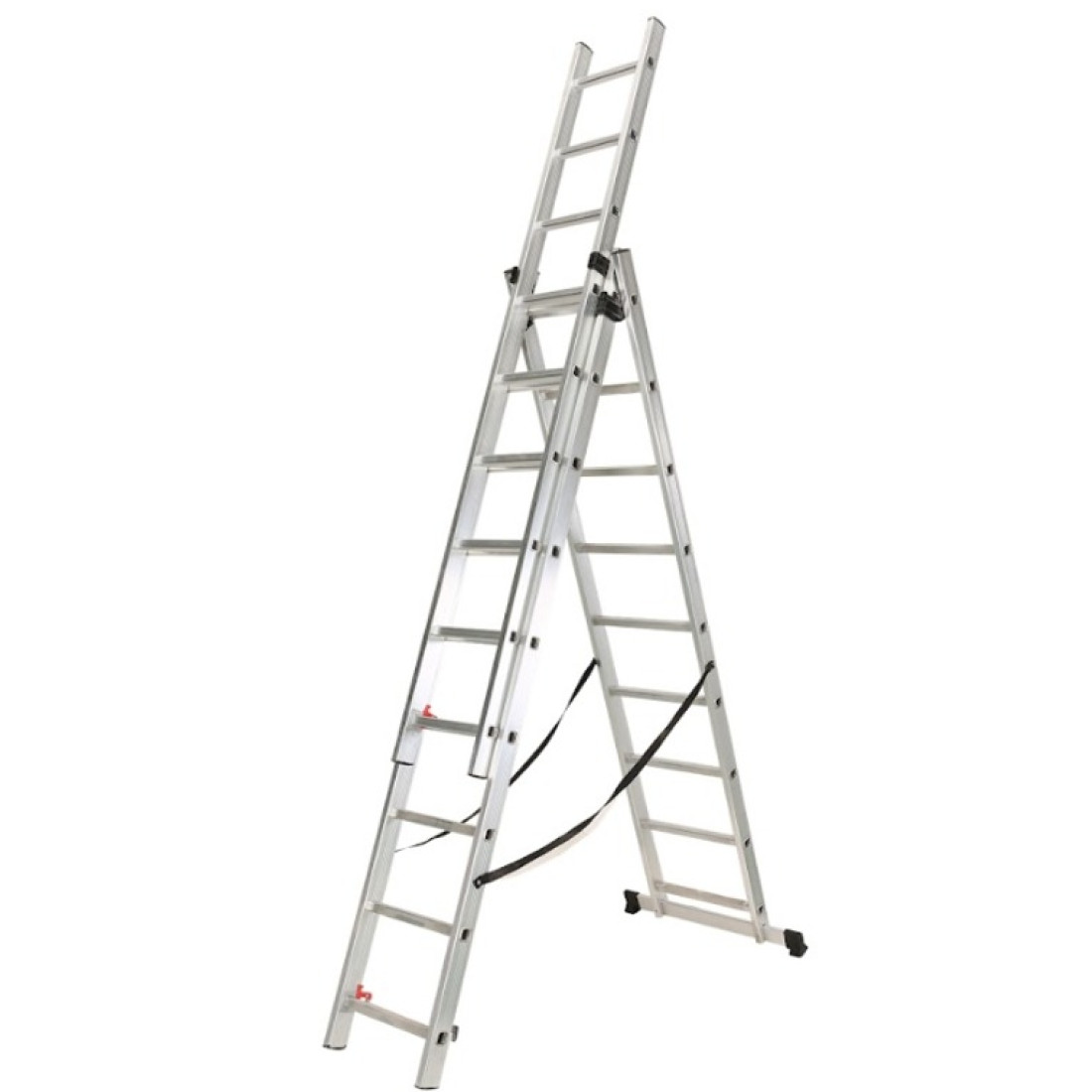 Scara multifunctionala 3x9 trepte din aluminiu