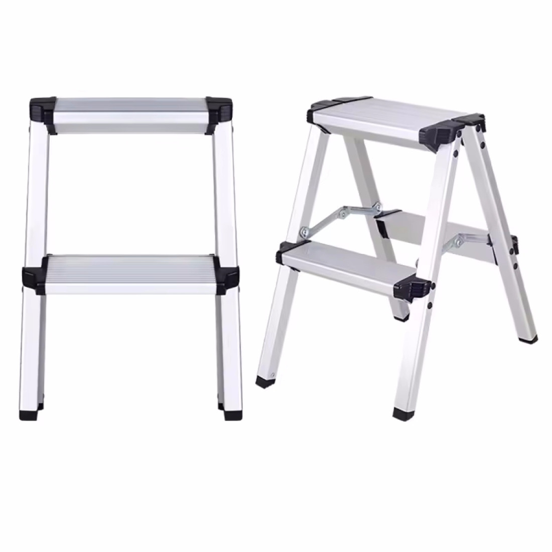 Scara dubla din aluminiu, 2 trepte