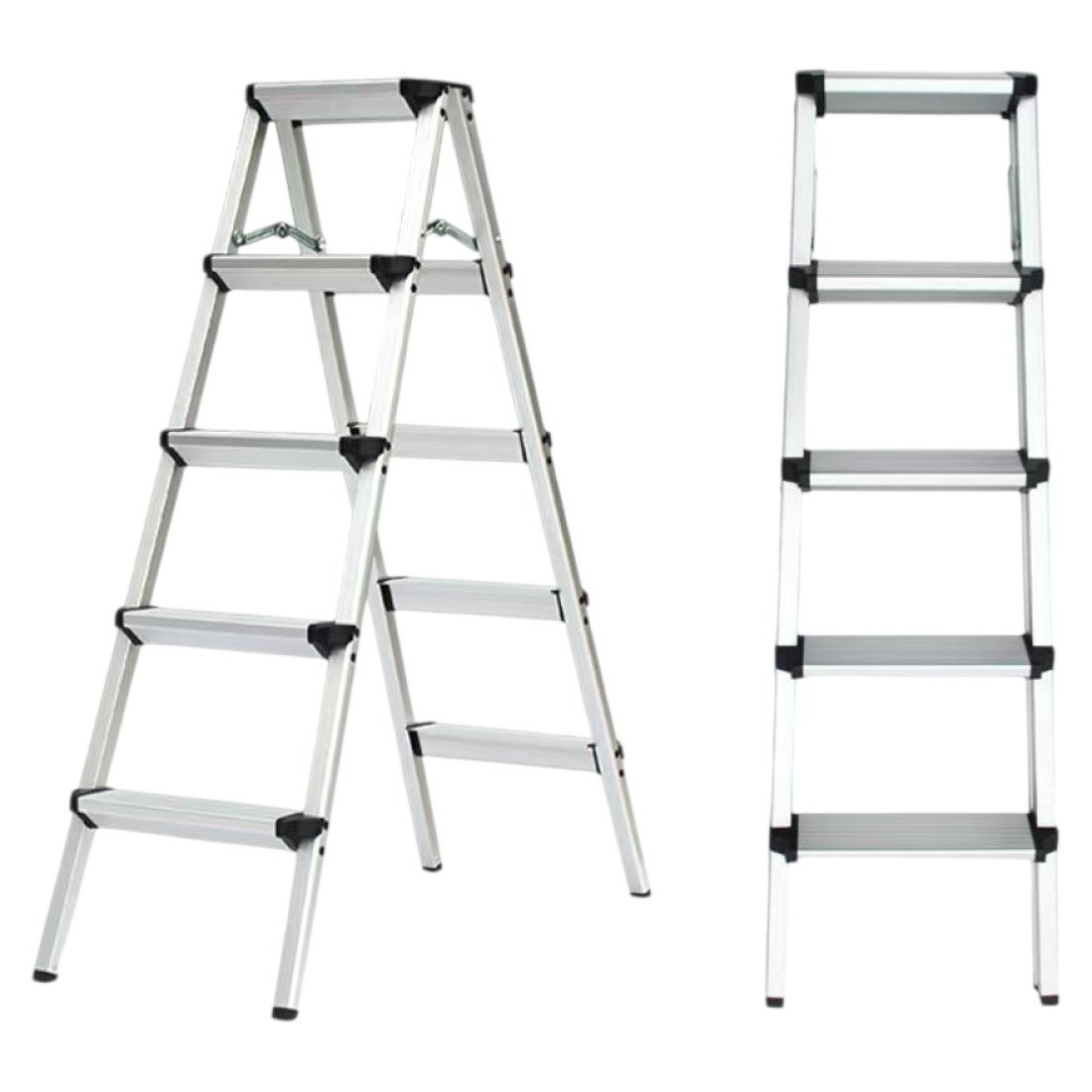 Scara dubla aluminiu cu 5 trepte Scara dubla aluminiu cu 5 trepte