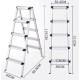 Scara dubla aluminiu cu 5 trepte Scara dubla aluminiu cu 5 trepte