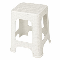 Taburet plastic, tip ratan, 38 x 38 x 45 cm Taburet plastic, tip ratan, 38 x 38 x 45 cm