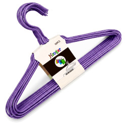 Set 10 umerase metalice, 38 x 22 cm, violet