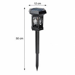 Set 2 lampi solare pentru gradina, lumina calda, panou solar, IP65, pornire/oprire automata, negre Set 2 lampi solare pentru gradina, lumina calda, panou solar, IP65, pornire/oprire automata, negre