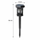 Set 2 lampi solare pentru gradina, lumina calda, panou solar, IP65, pornire/oprire automata, negre Set 2 lampi solare pentru gradina, lumina calda, panou solar, IP65, pornire/oprire automata, negre