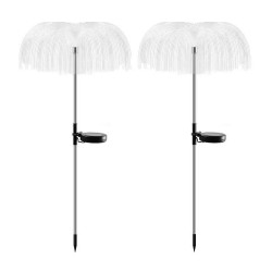 Set 2 Lampi Solare LED Tip Meduza pentru Gradina, Iluminare Decorativa Exterior, Incarcare Solara