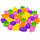 Set 20 cuburi de gheata reutilizabile din plastic in forma de fructe, multicolore Set 20 cuburi de gheata reutilizabile din plastic in forma de fructe, multicolore