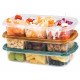 Set 3 caserole din plastic cu capac, 6 compartimente, pentru organizare si depozitare, 27 x 17 x 5.5 cm Set 3 caserole din plastic cu capac, 6 compartimente, pentru organizare si depozitare, 27 x 17 x 5.5 cm