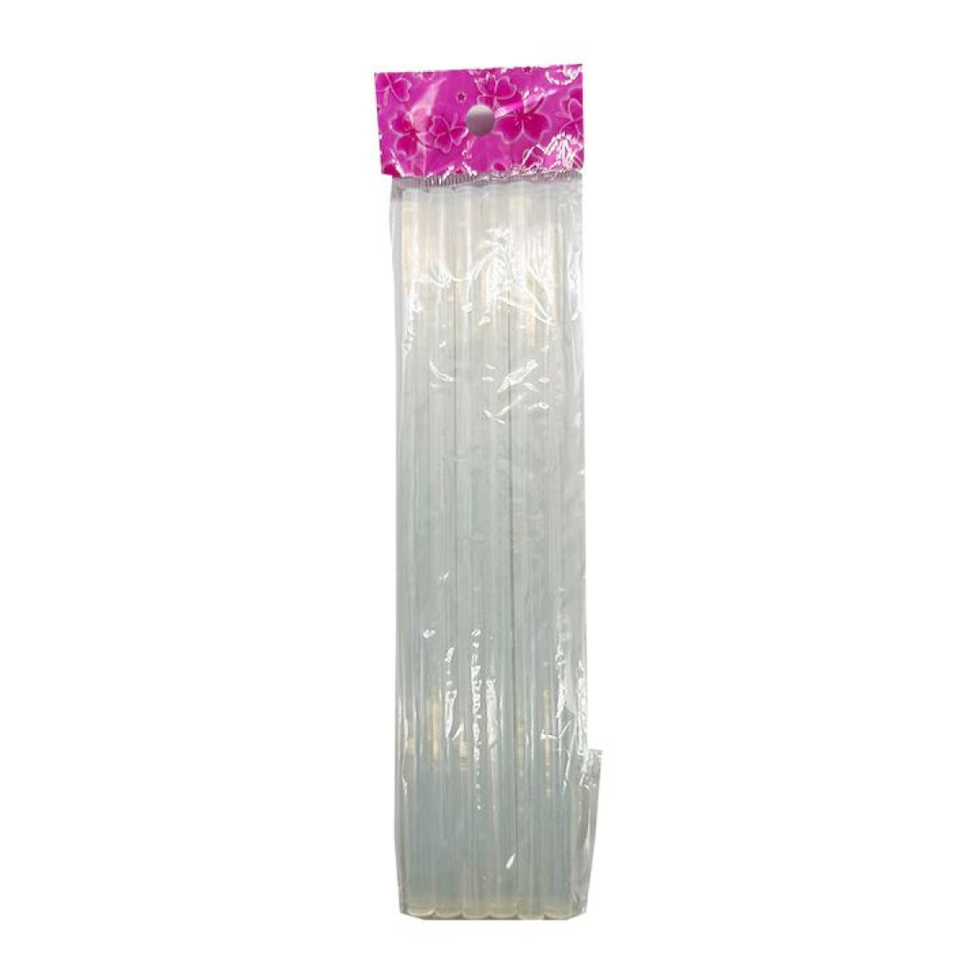 Set 6 batoane silicon transparent pentru pistol de lipit la cald