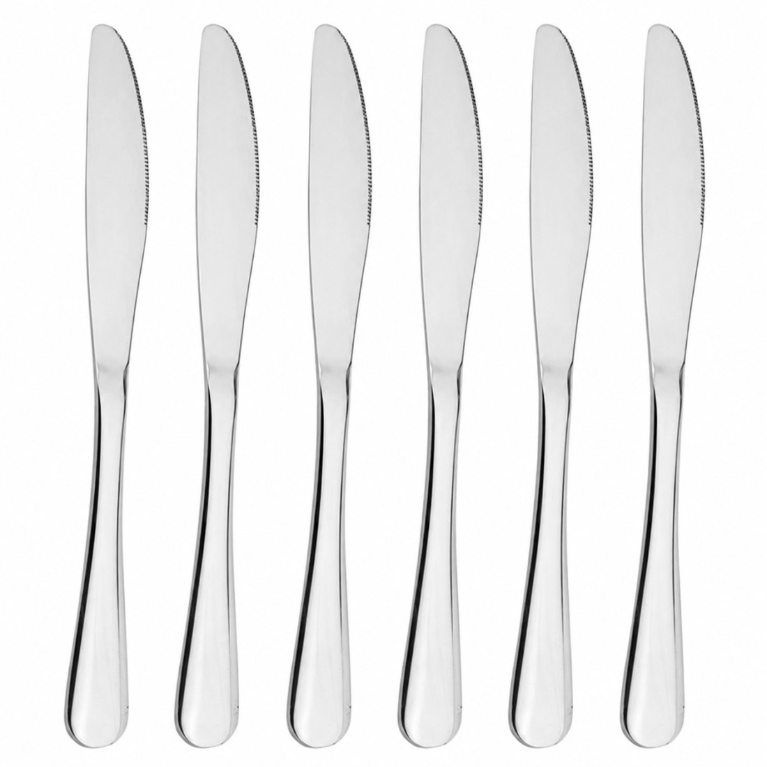 Set 6 cutite pentru desert, 20 cm, otel inoxidabil Set 6 cutite pentru desert, 20 cm, otel inoxidabil