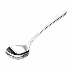 Set 6 lingurite rotunde, 11 cm, inox, design minimalist Set 6 lingurite rotunde, 11 cm, inox, design minimalist