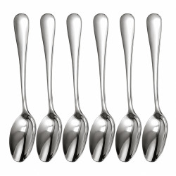 Set 6 linguri, 12.5 cm, inox, design minimalist Set 6 linguri, 12.5 cm, inox, design minimalist