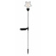 Set 2 lampi solare decorative pentru gradina, design bagheta magica cu stea, LED lumina calda, inaltime 70 cm, rezistente la intemperii Set 2 lampi solare decorative pentru gradina, design bagheta magica cu stea, LED lumina calda, inaltime 70 cm, rezistente la intemperii