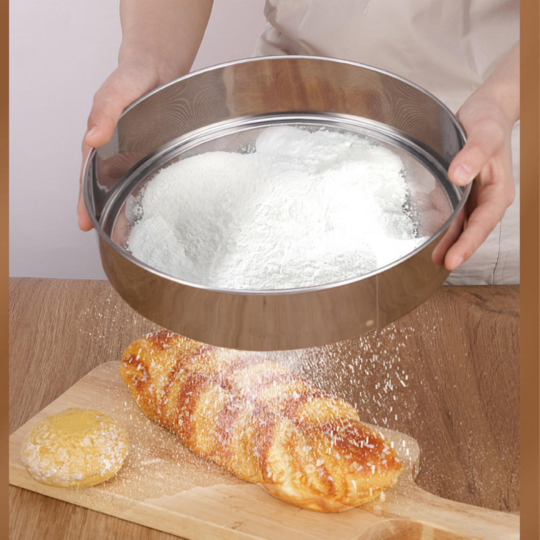 Set 6 site rotunde din inox pentru cernut faina, diametre 15, 17, 19, 20, 23 si 26 cm Set 6 site rotunde din inox pentru cernut faina, diametre 15, 17, 19, 20, 23 si 26 cm