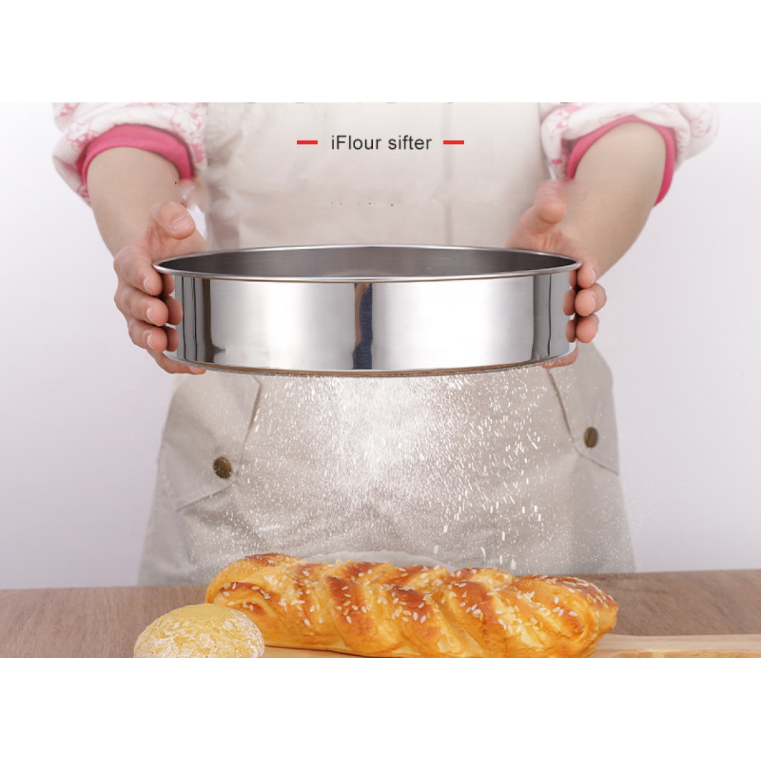 Set 6 site rotunde din inox pentru cernut faina, diametre 15, 17, 19, 20, 23 si 26 cm Set 6 site rotunde din inox pentru cernut faina, diametre 15, 17, 19, 20, 23 si 26 cm
