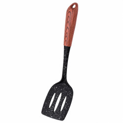 Spatula cu fante, 34 cm, maner lung, prindere confortabila, usor de folosit si intretinut