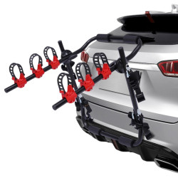 Suport auto pentru transport bicicleta, montaj rapid prin curele, universal