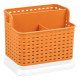 Suport pentru tacamuri, baza inalta, compartimentat, 15 x 10 x 14 cm Suport pentru tacamuri, baza inalta, compartimentat, 15 x 10 x 14 cm