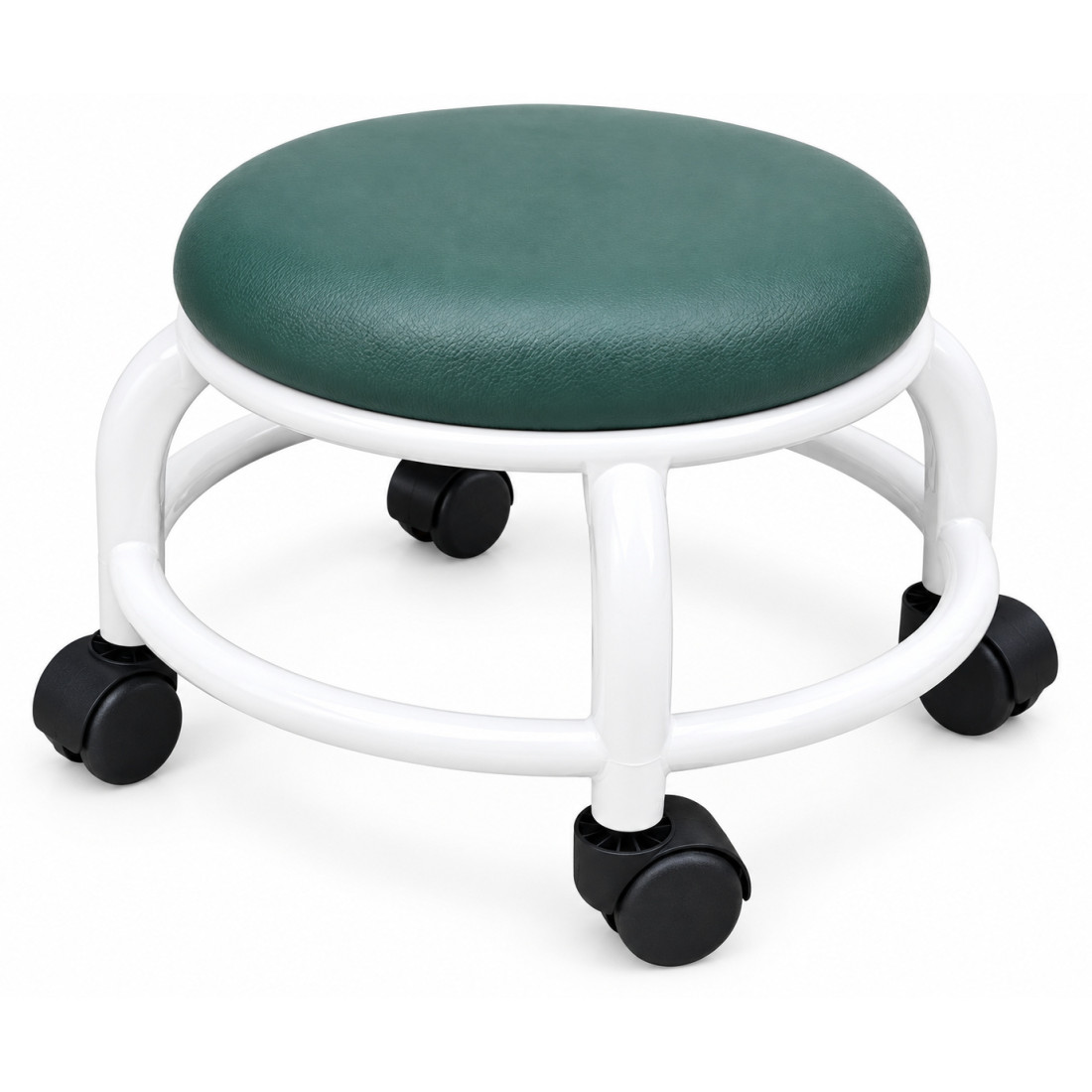 Mini taburet rotativ cu sezut confortabil si roti pivotante