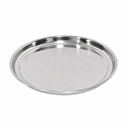 Tava rotunda din inox, 30 cm diametru Tava rotunda din inox, 30 cm diametru