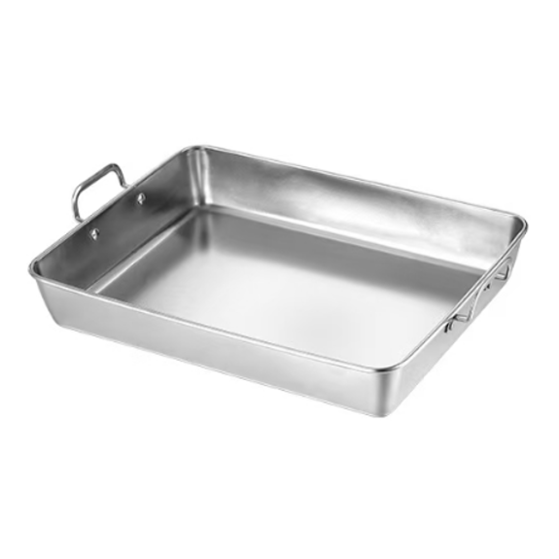 Tava inox cu manere, 25 x 20 x 6 cm, rezistenta si practica pentru prepararea si servirea alimentelor Tava inox cu manere, 25 x 20 x 6 cm, rezistenta si practica pentru prepararea si servirea alimentelor
