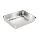 Tava inox, 25 x 20 x 6 cm, rezistenta, igienica, durabila, usor de curatat, ideala pentru preparare, servire si depozitare alimente Tava inox, 25 x 20 x 6 cm, rezistenta, igienica, durabila, usor de curatat, ideala pentru preparare, servire si depozitare alimente